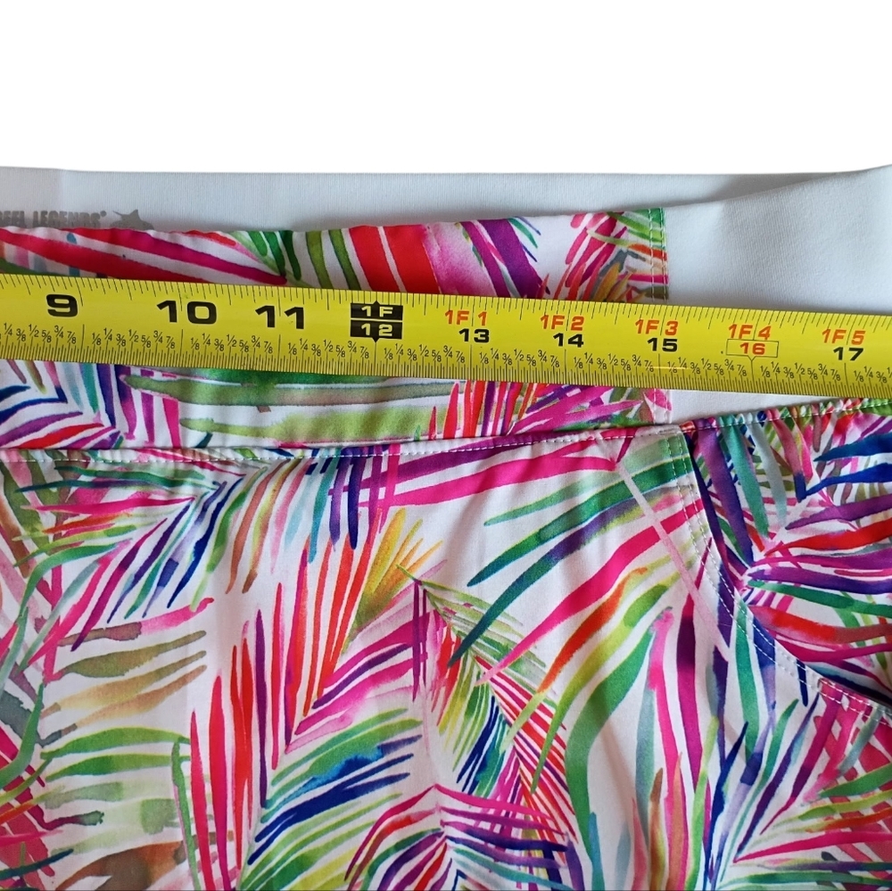 Reel Legends Multi Colored Athletic Pickleball Tennis Skort SZ Large P - Picture 2 of 5